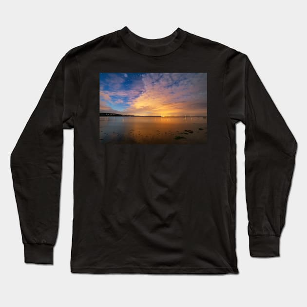 Oxwich Bay Long Sleeve T-Shirt by dasantillo